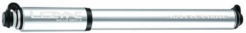 LEZYNE Road Drive Bicycle Tire Hand Pump, High Pressure 160psi, ABS Flex Hose, Presta & Schrader, Compact Bike Pump