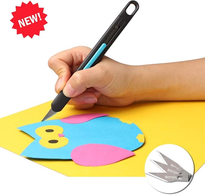 120 pack #11 Hobby Blade Refill, Exact-To Knife Steel Replacement Blades with storage box for Crafts, Hobbies, Scrap booking, Stencil, Precision Art, Architecture Modeling