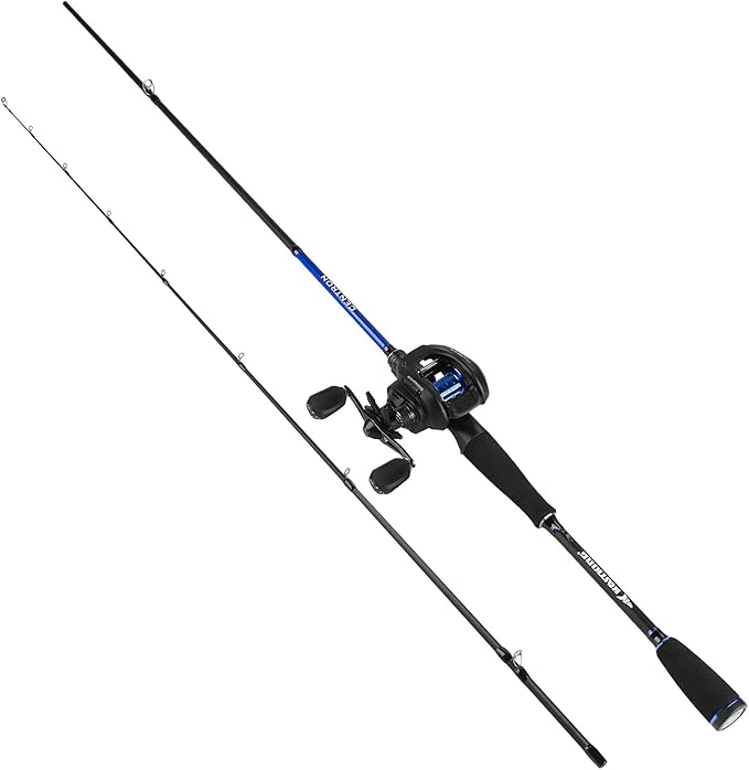 KastKing Centron Fishing Rod and Reel Combo, Spinning & Baitcasting Combos, IM6 Graphite 2Pc Blanks, Stainless Steel Guides with Ceramic Rings, Contoured EVA Handles & Fighting Butt