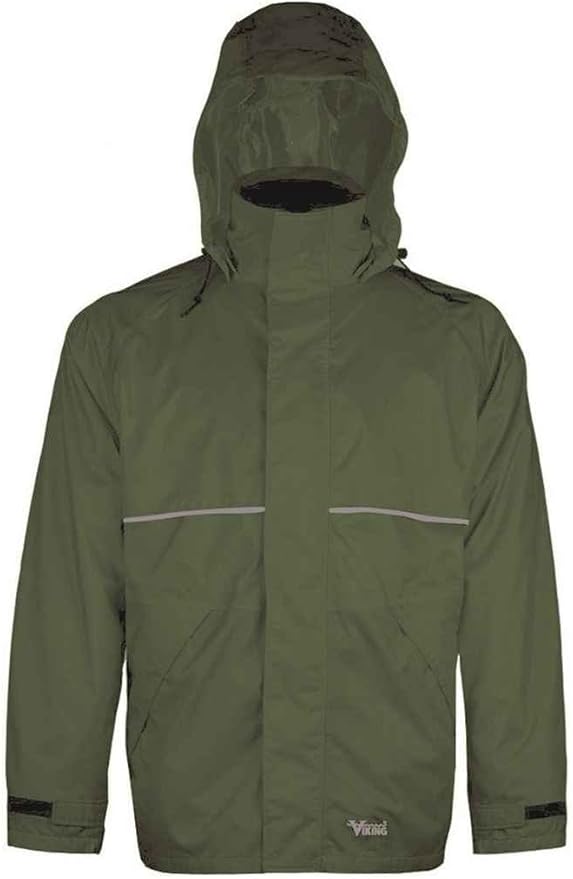 Viking Journeyman 420D Waterproof Jackets for Men - Heavy-Duty Hooded Industrial Jacket for Construction and Forestry