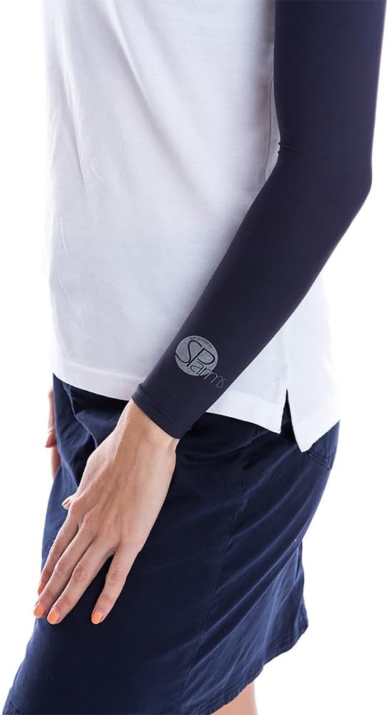 SParms Premium Sun Protection Arm Sleeves for Men and Women | Lightweight, Breathable Compression Arm Sleeves