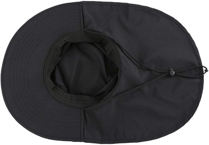 Home Prefer Outdoor UPF50+ Sun Hat Wide Brim Mesh Fishing Hat with Neck Flap