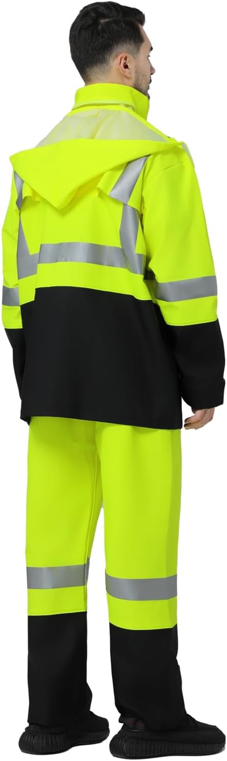 Rain Suit Waterproof Jacket and Trouser Suit Raincoat for Men and Women Outdoor All-Sport