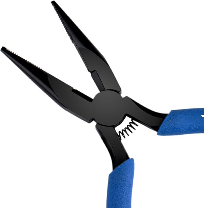 KastKing Intimidator Fishing Pliers, Corrosion Resistant Polymer Coated Fishing Tools, Tungsten Carbide Cutters, Saltwater Resistant Fishing Gear