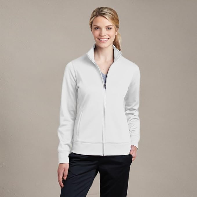 Sport-Tek® Ladies Sport-Wick® Fleece Full-Zip Jacket. LST241
