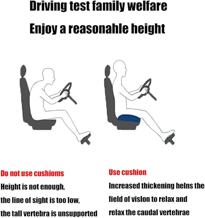 Adult Car Booster Seat Cushion/office chair cushion with Carry Handle Angle Lift Seat Cushion Imitation PU breathable fabric More comfortable and beautiful,for/car/office/wheelchair seat cushion/milky