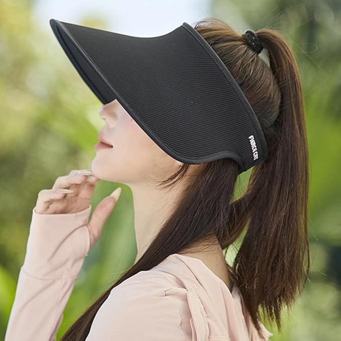 Sun Hats for Women Wide Brim UPF 50+ UV Protection Summer Beach Cap Adjustable Packable Sport Visors Tennis Golf