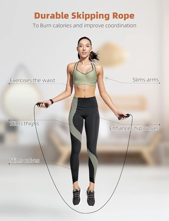 GHB Soccer Agility Training Equipment, 6 Agility Poles, 20ft Speed Ladder, 12 Disc Cones, Resistance Parachute, Jump Rope, 5 Resistance Bands, Soccer Training Poles for Speed Agility Training