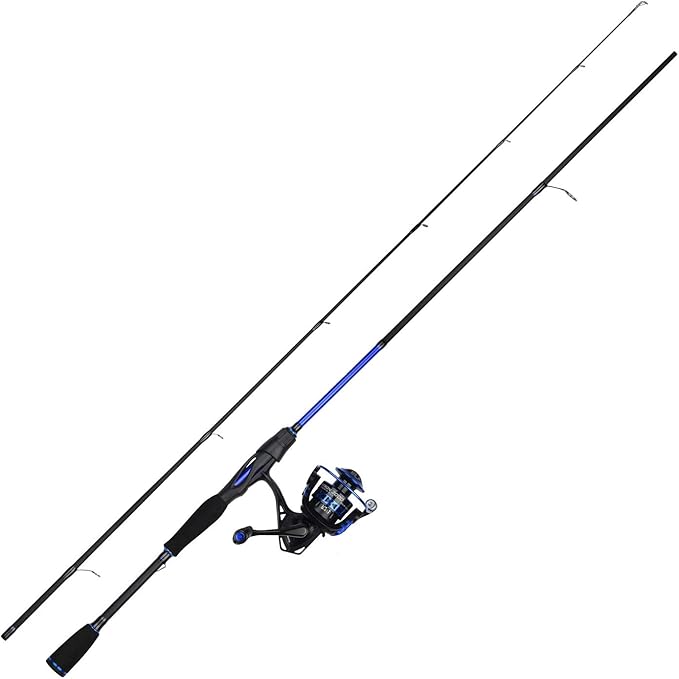 KastKing Centron Fishing Rod and Reel Combo, Spinning & Baitcasting Combos, IM6 Graphite 2Pc Blanks, Stainless Steel Guides with Ceramic Rings, Contoured EVA Handles & Fighting Butt