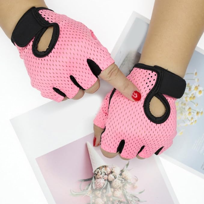 Gym Gloves Weightlifting for Men Women Fitness Antislip Half Finger Workout Bodybuilding Training Gym Weightlifting Gloves