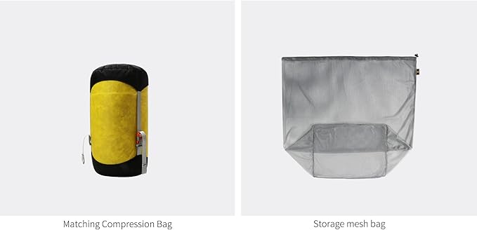 Tiny PRO Series 10D Lightweight 800FP Wearable Down Sleeping Bag Quilt for Backpacking Camping Adult Outdoor Travel Sleeping Bag