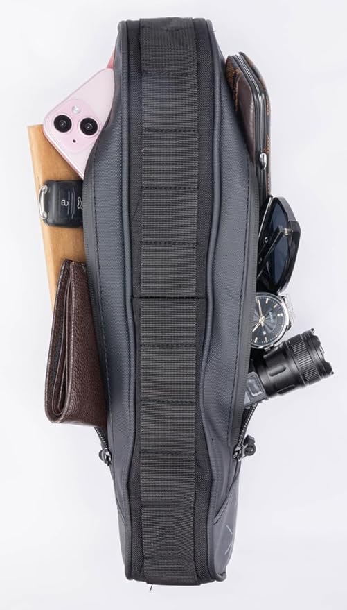 KEMIMOTO Bike Bag Frame, 3.5L Large Storage Bicycle Top Tube Pouch Dual Zippers, Water-Resistant Road Bike Frame Bag Triangle for Most Bike BMX MTB, Cycling Accessories Reflective