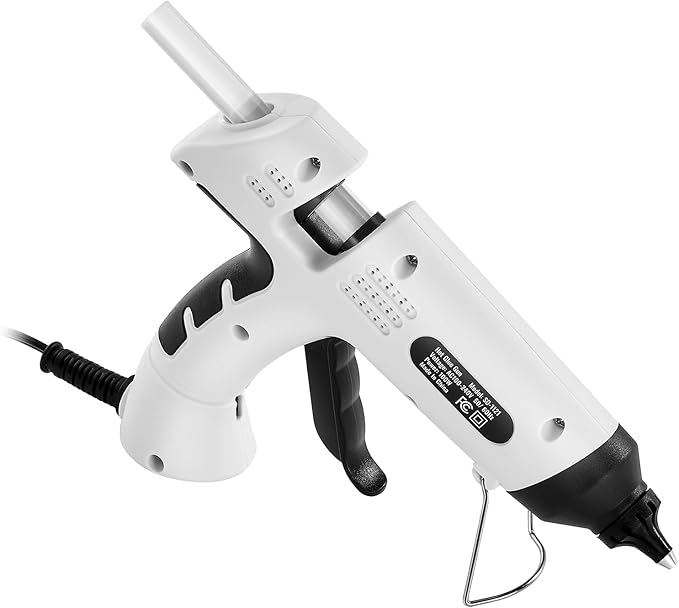 VEVOR Hot Glue Gun, 60/100W Dual Power, Mini Hot Glue Gun with 20 Premium Glue Sticks and Oxford Cloth Bag, Fast Preheating & High Temp Melt Glue Gun for Crafts, Arts, DIY, Quick Home Repairs, White