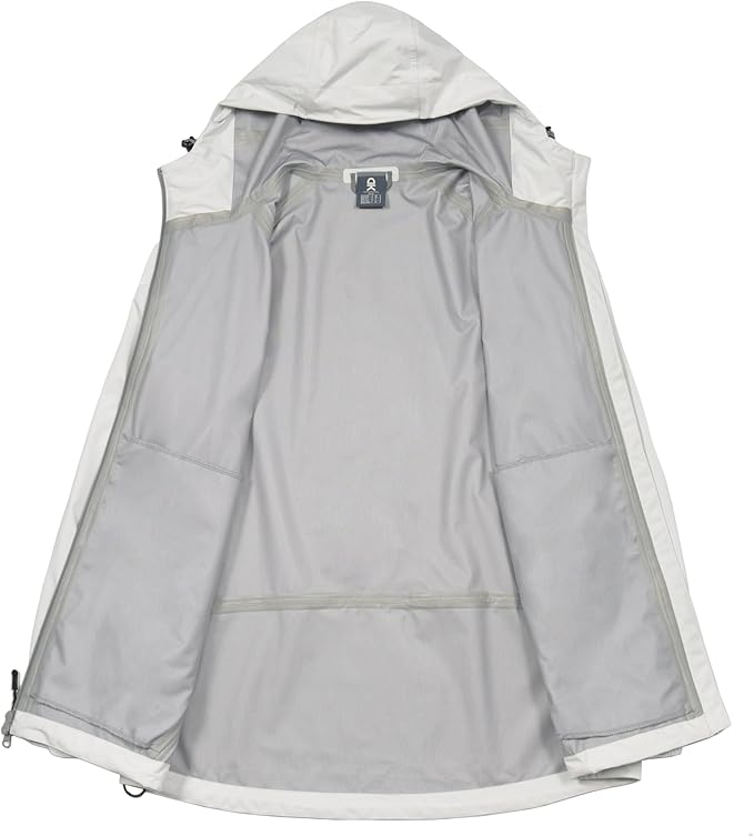 Little Donkey Andy Men's Waterproof Rain Jacket Outdoor Lightweight Rain Shell Coat for Hiking,Golf,Travel