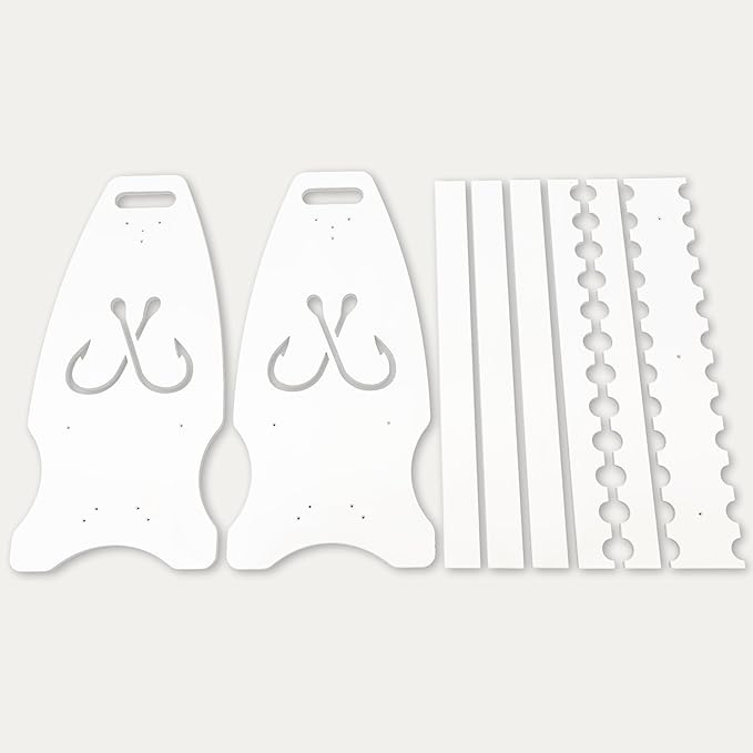 StoreYourBoard Marlin Fishing Pole Rack, Holds 24 Fishing Rods and Reels, Weather-resistant, Garage & Outdoor Fishing Rod Holder