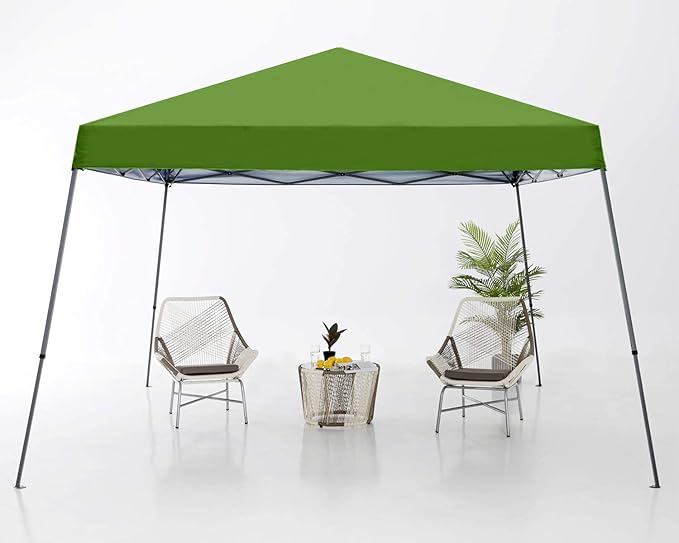 ABCCANOPY Stable Pop up Outdoor Canopy Tent 10 x 10 ft Base / 8 x 8 ft Top, Grass Green