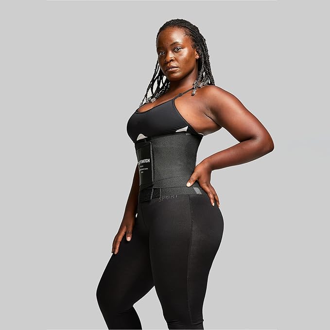 Hourglass Waist Trainer for Women – Adjustable Sweat Band for Stomach, Tummy Control & Workout Waist Trimmer