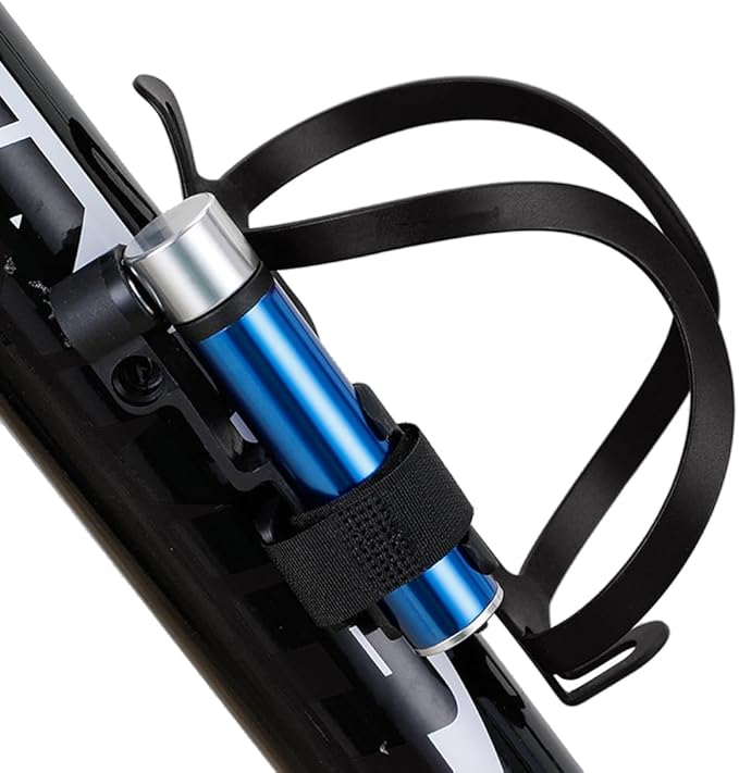 Portable Mini Bicycle Pump, Aluminium Bicycle Air Pump, Easy Inflatable, Ball Basketball Pump, 120 PSI High Pressure Air Pump, Road Pump for Road Bike, Mountain Bikes and Balls