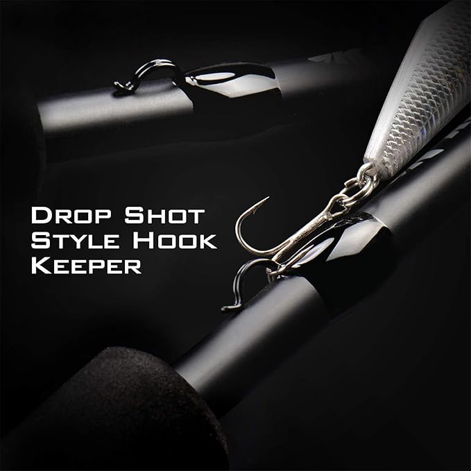 KastKing Crixus Fishing Rod and Reel Combo, High Performance Spinning & Baitcaster Combo, IM6 Graphite 2Pc Blanks, Zirconium Oxide Rings, SuperPolymer Handle, Lightweight Reel with Aluminum Spool