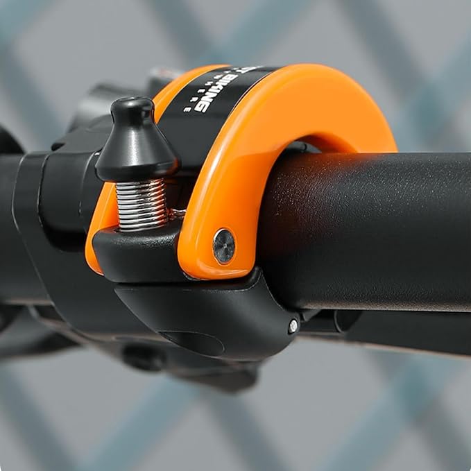 Bike Bell Hidden Conch Bicycle MTB Bells Max 100db Clear Long Sound for 22.2mm/0.78in Handlebars Ebike Horn for Adults or Kids Bike