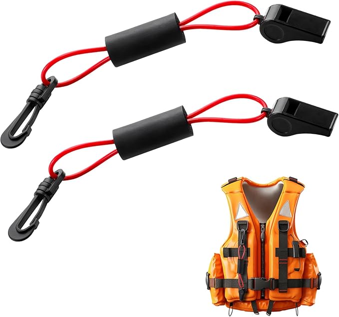 Whistle with Lanyard for Safety Boat Whistle Coast Guard Approved Float Boat Marine Camping Hiking Hunting Fishing Survival Rescue Signaling ski Accessories