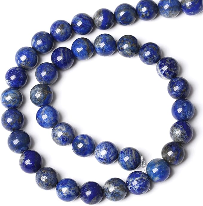 6MM 60PCS Natural Stone Blue Lapis Lazuli A Grade Gemstone Beads for Jewelry Making DIY Bracelet Crystal 1 Strand