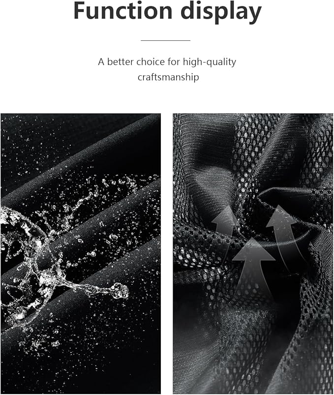 Outdoor Men's Waterproof Raincoat Windbreaker Lightweight Rain Jacket with Detachable Hood