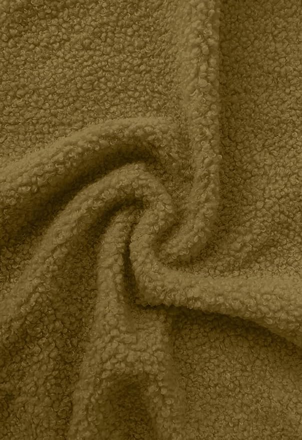 MIROL Women's Fall Trendy Fleece Jacket Faux Sherpa Fuzzy Casual Long Sleeve Zip Up Loose Fit Bomber Winter Coat