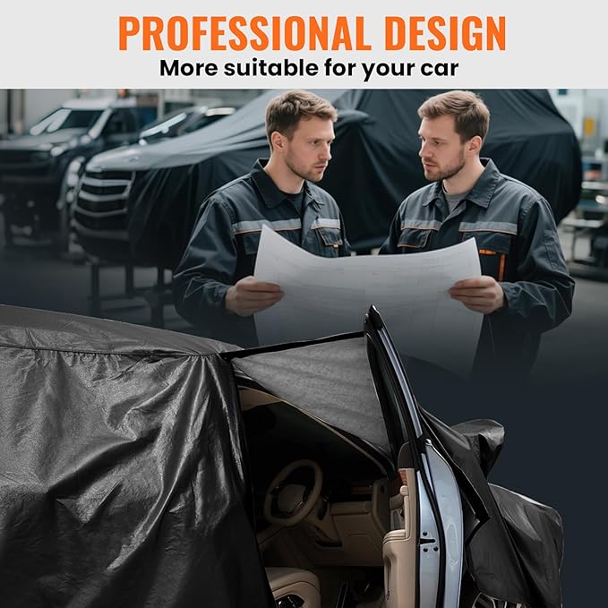 Toyota 4Runner Car Cover 100% Waterproof All Weather, Gift with Towel, 10 Layers SUV Car Cover Custom Fit 2002-2026 Toyota 4Runner, Full Exterior Covers Rain Sun UV Protection with Door Zipper.