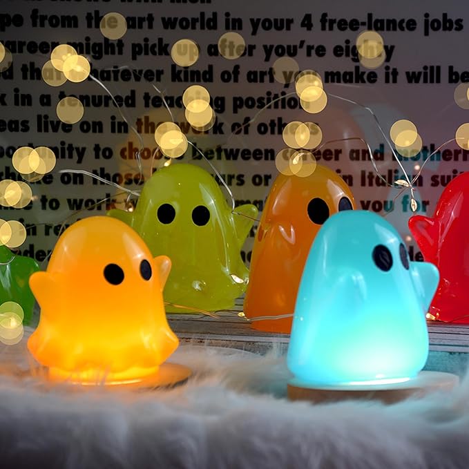 Actvty Round Display Base Silicone Mold with 6Pcs Led Light for Resin Casting, USB Powered for Lamp Resin Molds DIY Epoxy Craft Luminous Lamp Base Home Decorations