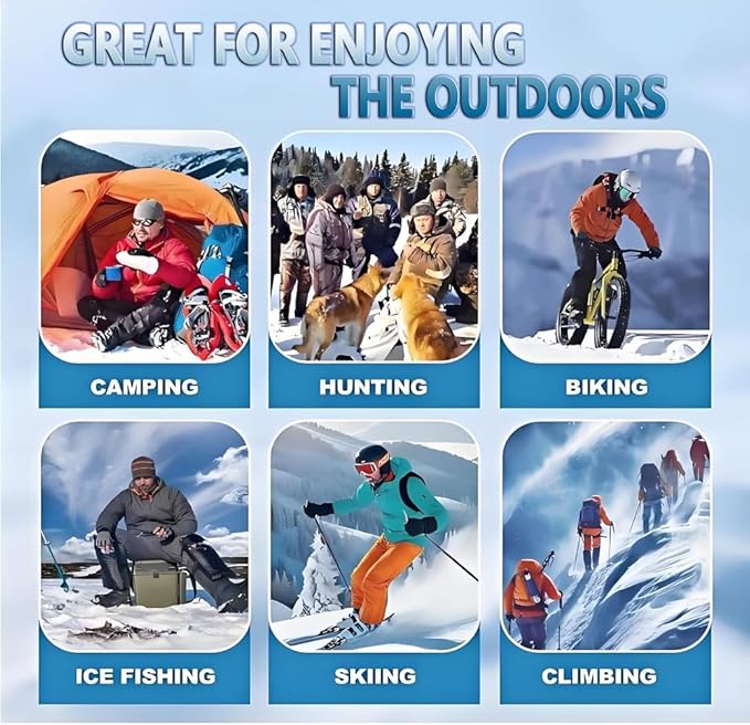 Heated Thermal Underwear for Men Women USB 42 Zone Intelligent Heated Thermals top and Heated Pants Set & XS-4XL