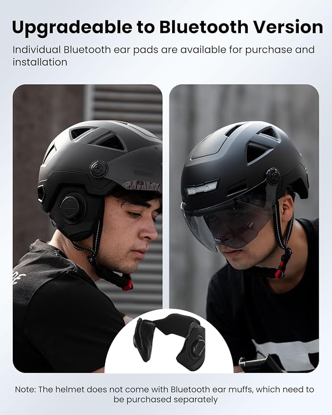 ILM Smart Adult Bike Helmet with Automatic G-Sensor Turn Signal & Brake Warning LED Light Control Road Cycling Helmet E3-12LS