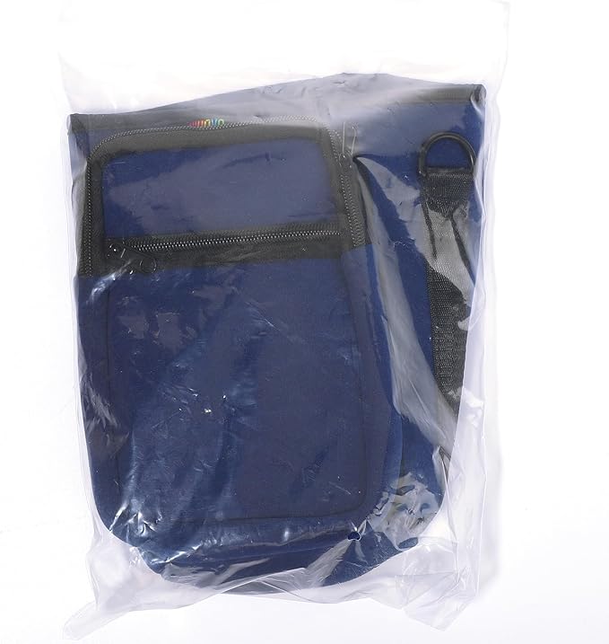 Nuovoware Water Bottle Carrier Bag,25oz/40oz/64oz Bottle Pouch Holder,Adjustable Shoulder Hand Strap 2 Pocket Sling Neoprene Sleeve Sports Accessories for Hiking Travelling Camping