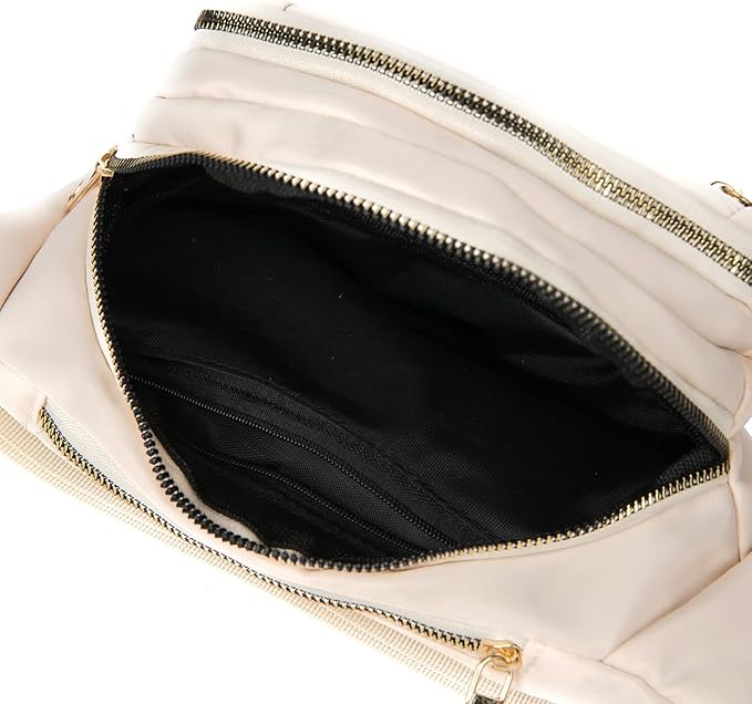 DAITET Crossbody Fanny Pack for Men&Women,Large Waist Bag & Hip Bum Bag with Adjustable Strap for Outdoors Workout Traveling Casual Running Hiking Cycling