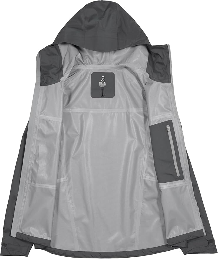 Little Donkey Andy Men's High-performance 3L Hard Shell Waterproof Rain Jacket Breathable Rain Gear for Hiking,Travelling