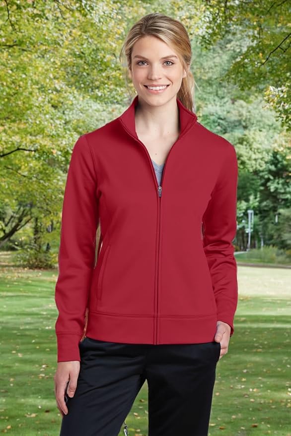 Sport-Tek® Ladies Sport-Wick® Fleece Full-Zip Jacket. LST241