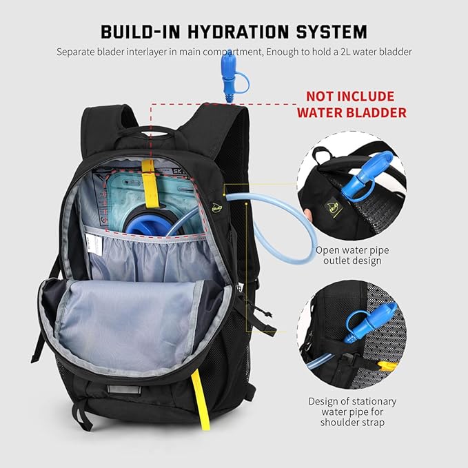 SKYSPER Small Hiking Backpack, 20L Lightweight Travel Backpacks Hiking Daypack for Women Men