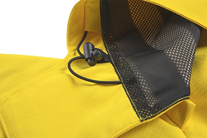 OTU Men's Lightweight Waterproof Hooded Rain Jacket Outdoor Raincoat Shell Jacket for Hiking Travel