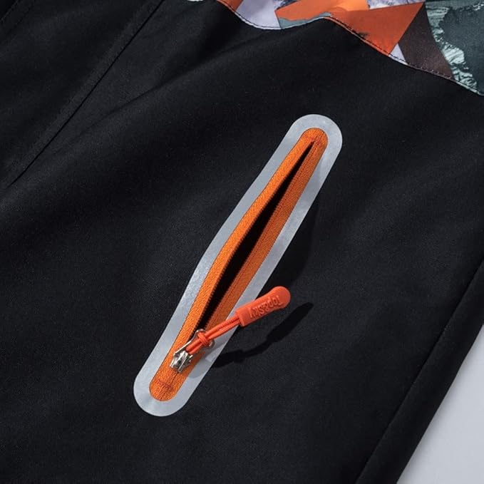 MGEOY Boys Girls Rain Jackets Lightweight Waterproof Hooded Raincoats Windbreakers for Kids 4-14Y