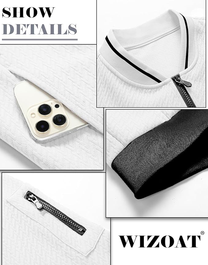 Mens Casual Jacket Loose Fit Lightweight Jacket Varsity Bomber Jacket with Zipper