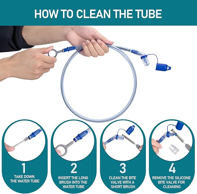 N NEVO RHINO Hydration Bladder 2L-3L,Water Reservoir for Hiking Backpack Leak Proof Water Storage Bladder,BPA-Free Water Pouch Hydration Pack for Camping Cycling Running