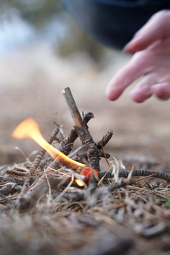 Phone Skope Pyro Putty: Single Use Waterproof Survival Fire Starter, 20 or 50 ct Foil Packs, Easy Tear, Easy Ignite, Fire Starters for Campfires