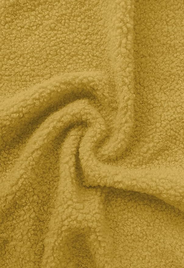 MIROL Women's Fall Trendy Fleece Jacket Faux Sherpa Fuzzy Casual Long Sleeve Zip Up Loose Fit Bomber Winter Coat