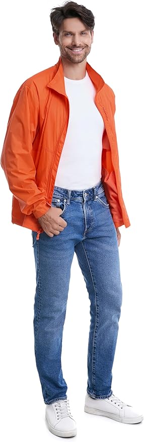 TRAILSIDE SUPPLY CO. Mens Windbreaker Jackets Lightweight Packable Jacket,Windproof and Dustproof