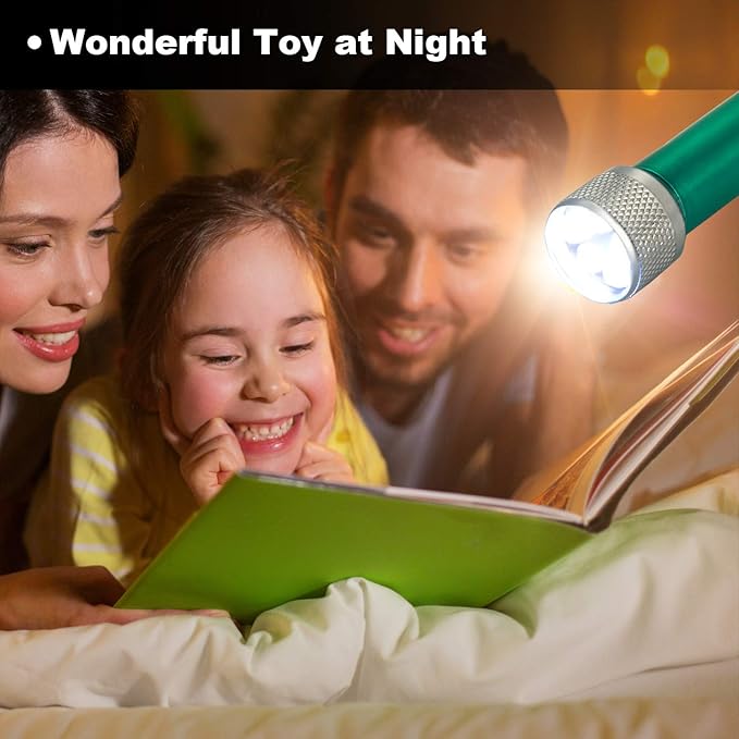 Honoson 30 Pieces Mini Led Flashlight Keychain Portable 5 Bulb LED Flashlight for Camping Party Favors