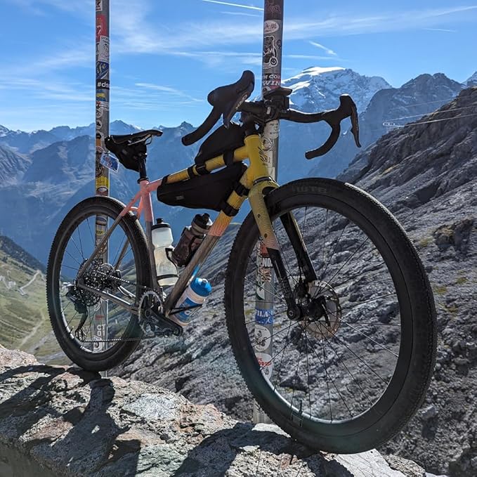 Mira Bike Frame Bag - Water Resistant, Durable Cordura Fabric & Bicycle Equipment Bag - Biking Storage, Bikepacking Pouch, Road for Cycling Adventures