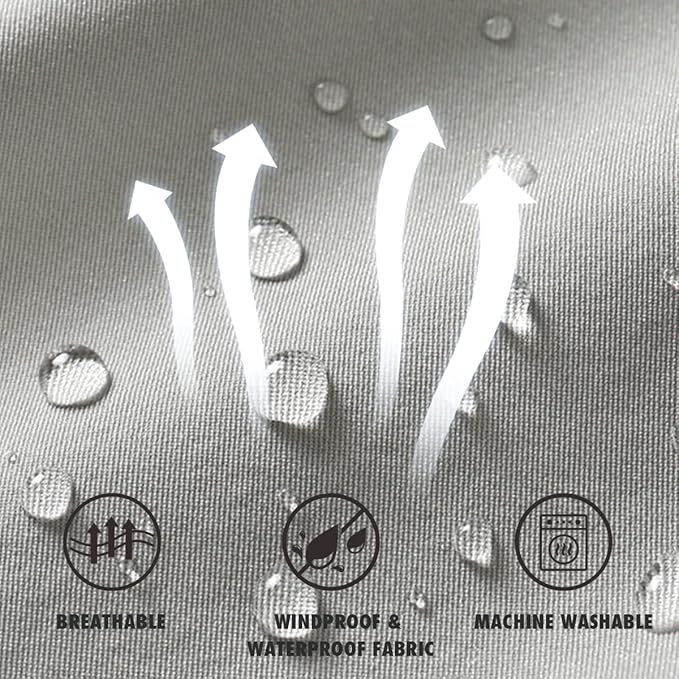 Mens Lightweight Windbreaker Jacket Waterproof Rain Jacket with Hood Soft Shell Jacket