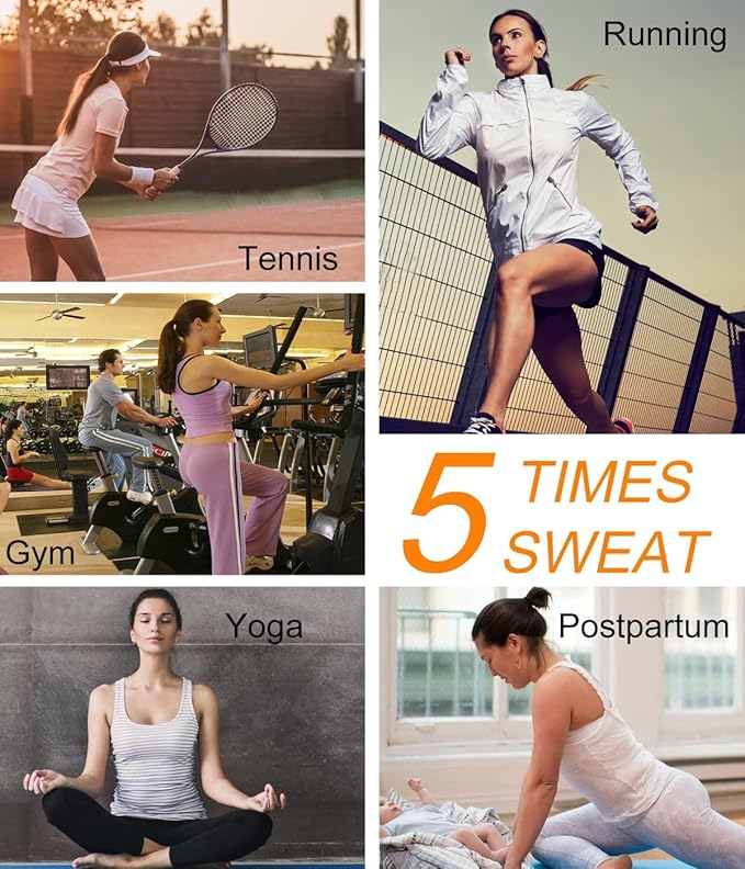 NonEcho Neoprene Sweat Sauna Suit Shaper for Women Slimming Full Body Shapewear Waist Trainer Workout Top with Sleeve