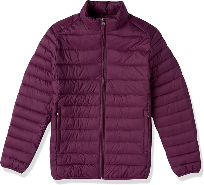 Amazon Essentials Men's Packable Lightweight Water-Resistant Puffer Jacket (Available in Big & Tall)