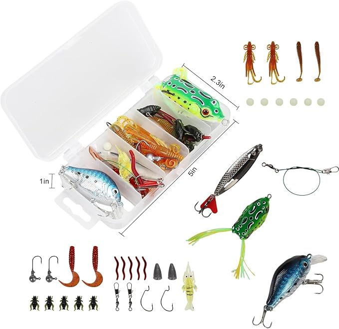 Telescopic Fishing Rods and Reel Combos, 2PCS 5.9FT 6.9FT Carbon Fiber Fishing Pole Kit, Spinning Reel Lures Set with Carrier Bag, Saltwater Freshwater Collapsible Fishing Gear for Beginner Adults